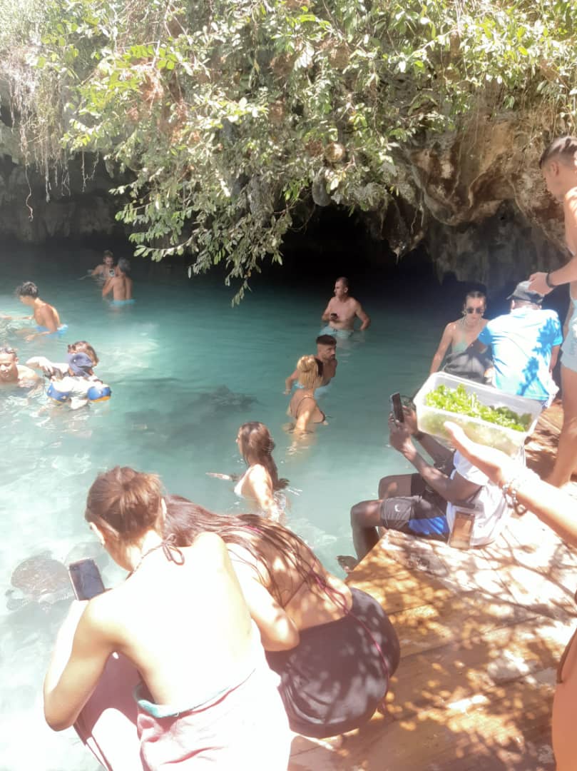 Stalactites and cave formations